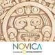 preview thumbnail 4 of 2, Ceramic 'Small Beige Aztec Calendar' Plaque (Mexico)