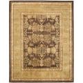 Safavieh Handmade Tree Brown/ Light Green Hand-spun Wool Rug (8' x 10')