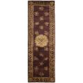 Safavieh Handmade Aubusson Roinville Red Wool Rug - 2'6" x 12'