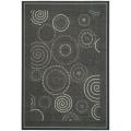 Safavieh Ocean Swirls Black/ Sand Indoor/ Outdoor Rug - 9' x 12'