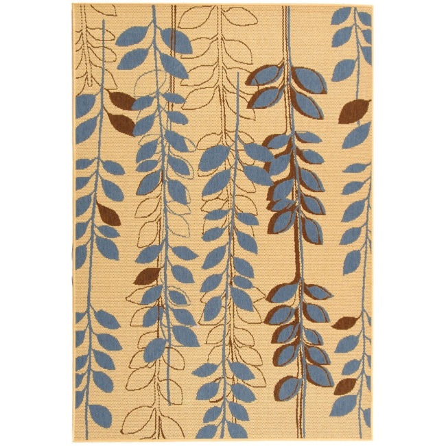 Poolside Natural/brown Indoor/outdoor Area Rug (67 X 96)