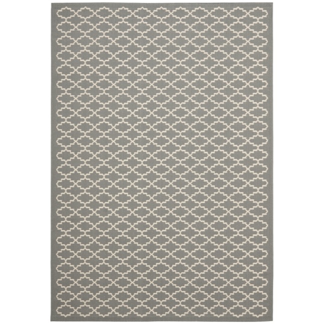 Poolside Anthracite/beige Indoor/outdoor Area Rug (27 X 5)