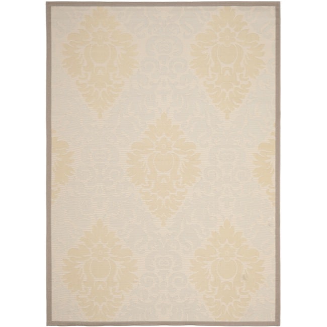 Poolside Beige/ Dark Beige Indoor Outdoor Area Rug (53 X 77)