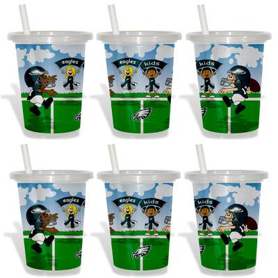 Philadelphia Eagles Sip and Go Cups (Pack of 6)