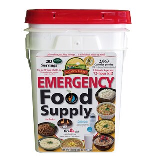 Shop Augason Farms 12-day Grab and Go Emergency Food Supply Pail - Free ...
