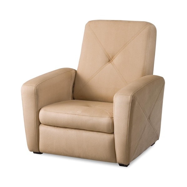 Shop Tan microfiber Gaming Chair and Ottoman Set by Home Styles - Free
