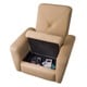 Shop Tan microfiber Gaming Chair and Ottoman Set by Home ...