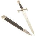 Defender 13-inch Skull Headed Stainless Steel Blade Dagger with Sheath
