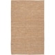 preview thumbnail 47 of 110, Chapra Hand Woven Chunky Jute Area Rug 3'6" x 5'6"/Surplus3 - Beige - Rectangle