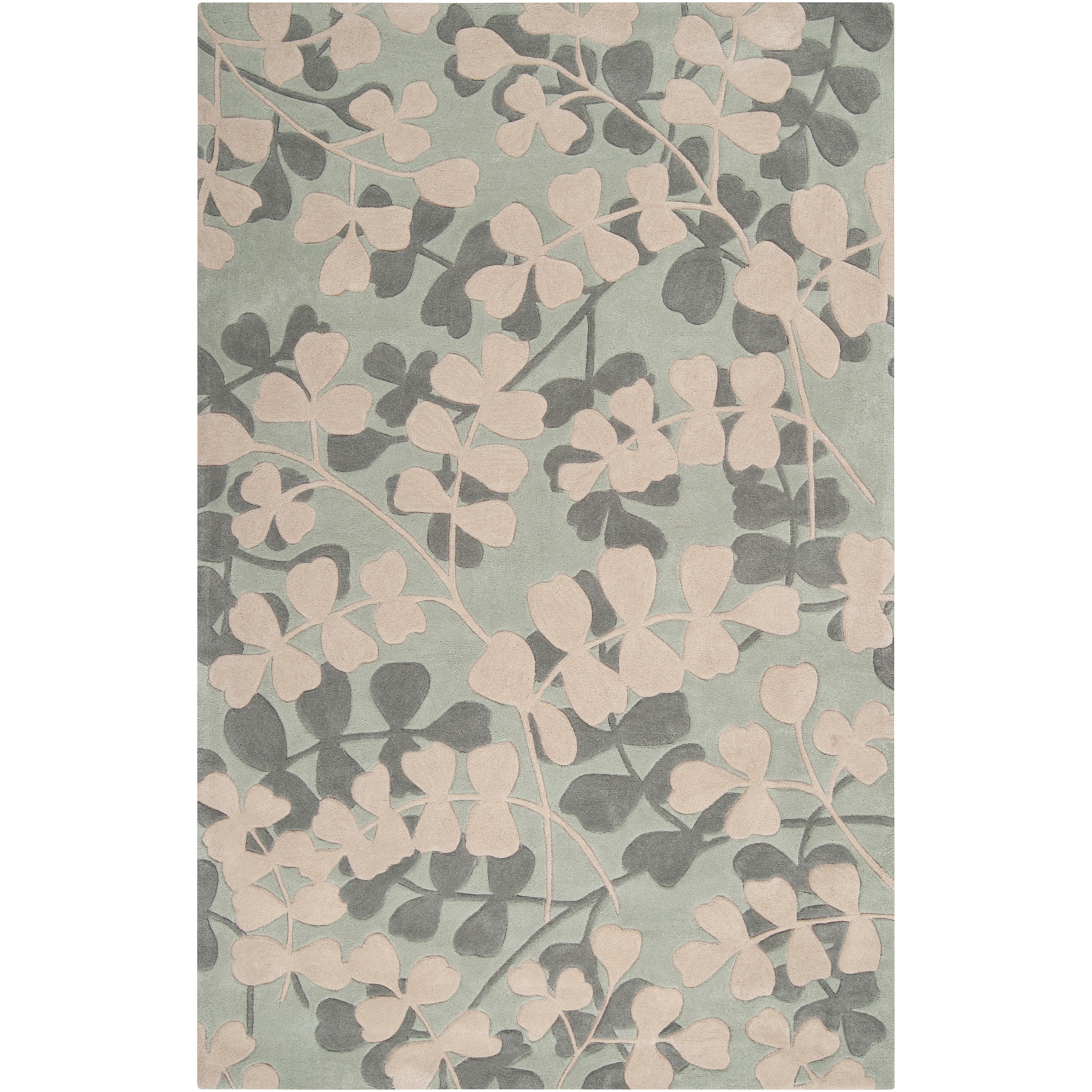 Hand tufted Green Hawkfish Rug (36 X 56)