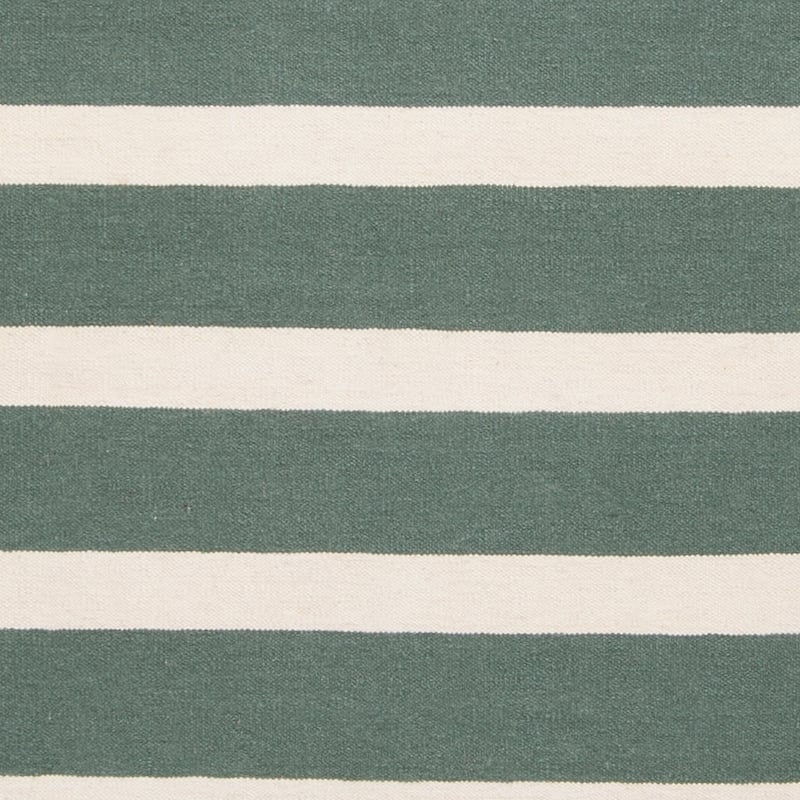 Hand-woven Green Wool Frontier Reversible Area Rug - 8' x 11' - 8' x 11'