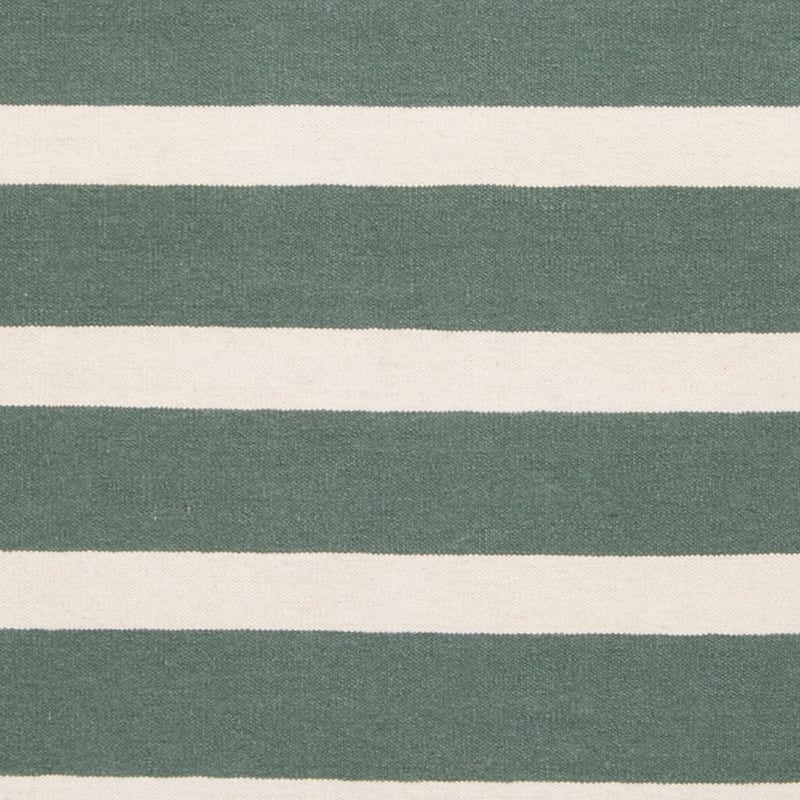 Hand-woven Green Wool Frontier Reversible Area Rug - 8' x 11' - 8' x 11'
