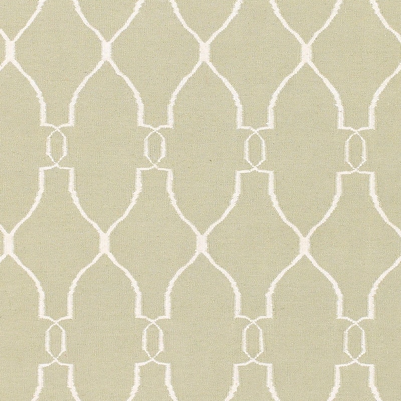 Hand-woven Ephesus Light Sage Flatweave Wool Area Rug - 2'6" x 8' Runner - 2'6" x 8' Runner