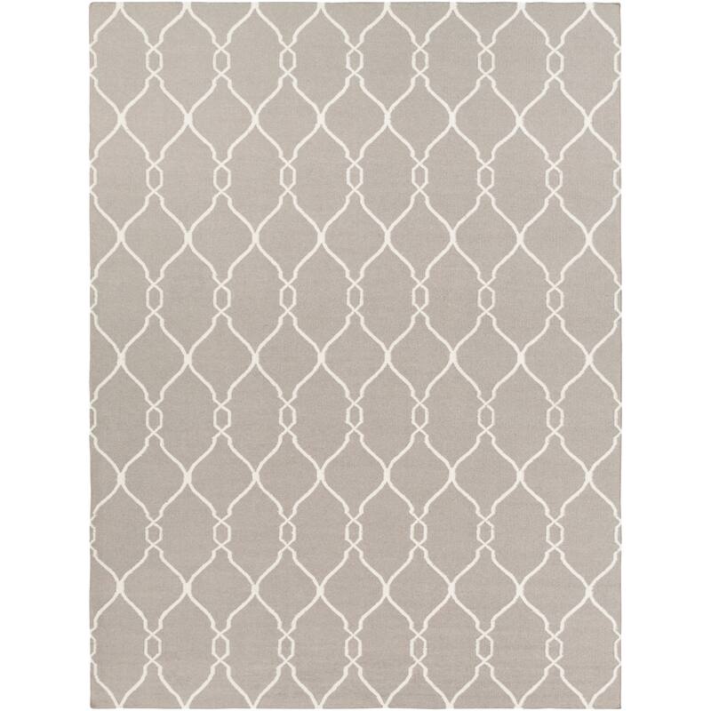Hand-woven Gray Artemis Wool Area Rug - 8' x 11'