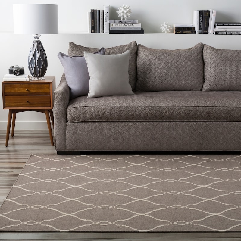 Hand-woven Gray Artemis Wool Area Rug - 2'6" x 8' Runner