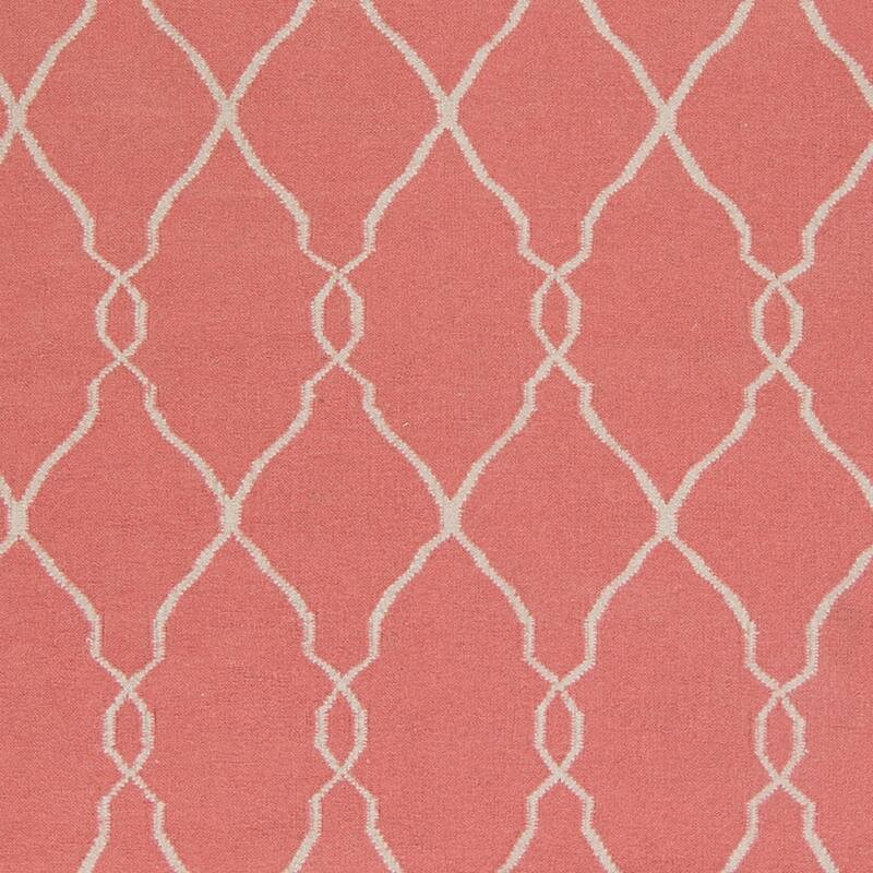 Hand-woven Orange Olympia Wool Area Rug - 2'6" x 8' Runner