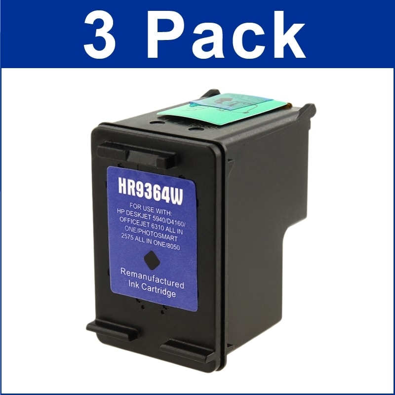 Insten Black Remanufactured Ink Cartridge Replacement for HP C9364W/ 98
