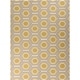 preview thumbnail 5 of 5, Hand-woven Yellow Petra Wool Area Rug - 8' x 11' - 8' x 11'
