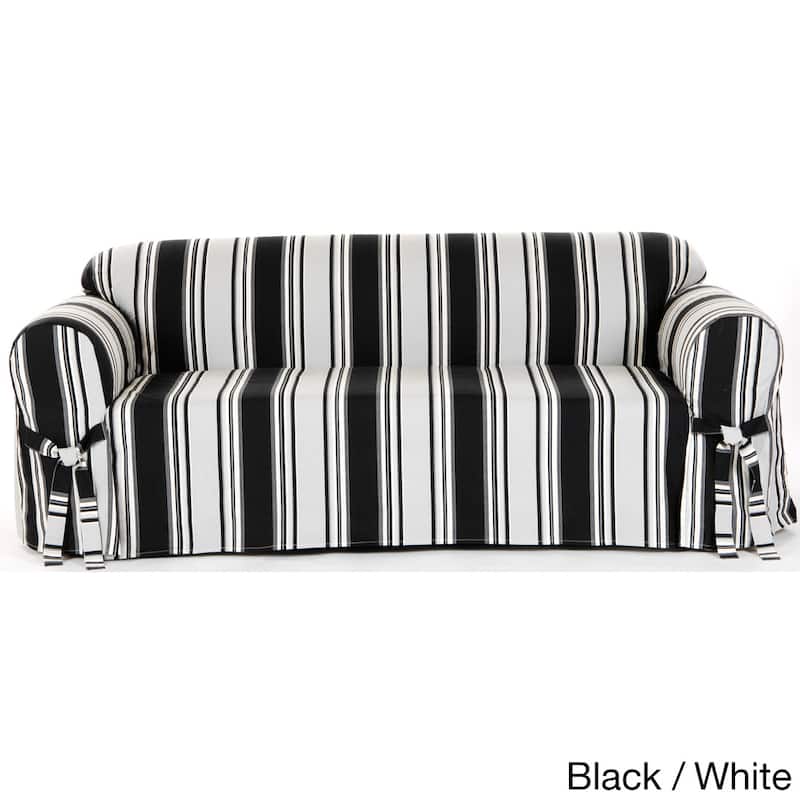 Classic Slipcovers Classic Stripe Sofa Slipcover