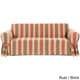 preview thumbnail 3 of 6, Classic Slipcovers Classic Stripe Sofa Slipcover