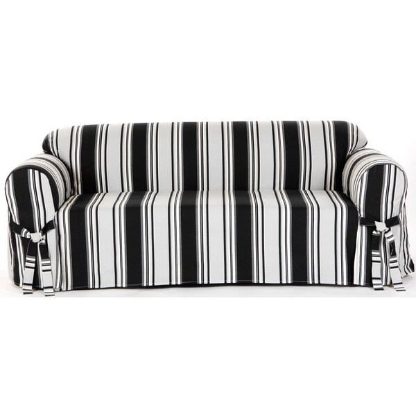 Classic Slipcovers Classic Stripe Sofa Slipcover - Free Shipping Today ...