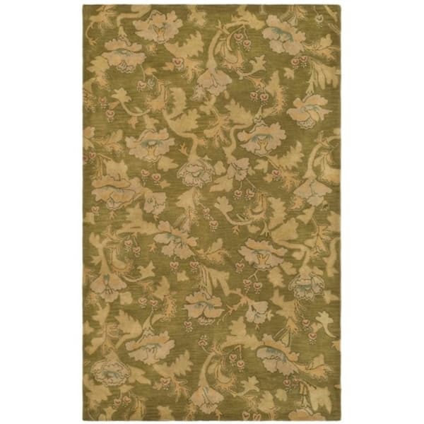 SAFAVIEH Handmade Jardin Natalya Country Floral Wool Rug