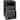 Space Solutions 18" Deep 2-drawer Metal File Cabinet with Shelf, Black