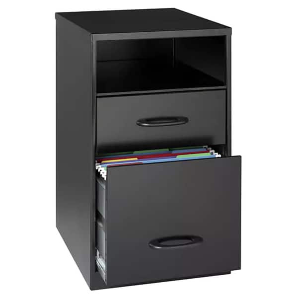 Shop Space Solutions 18 Deep 2 Drawer Metal File Cabinet With