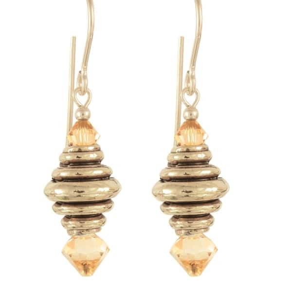 Shop Jewels Of The Honey Bee Earrings Overstock 6560261