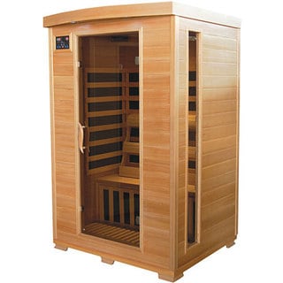 Mountain Ridge 2 person Hemlock Carbon Heater Infrared Sauna