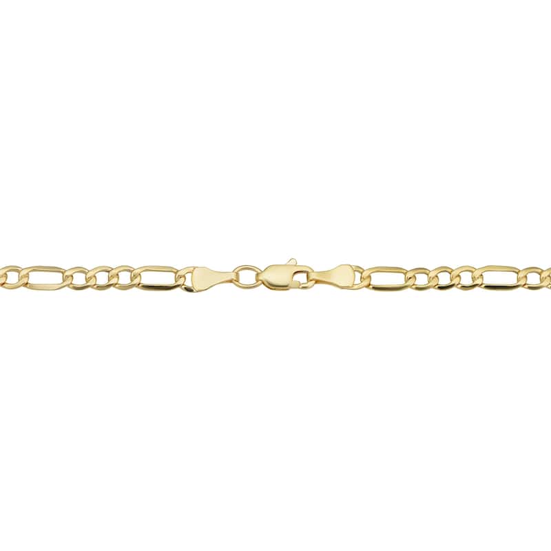 10k Yellow Gold 3.6-mm Figaro Link Chain (18-24 inches)