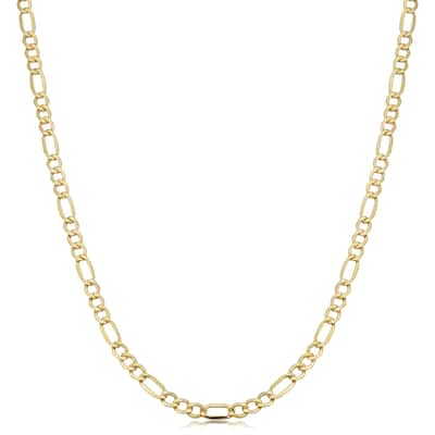 10k Yellow Gold 3.6-mm Figaro Link Chain (18-24 inches)