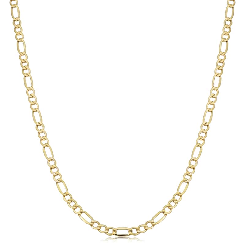 10k Yellow Gold 3.6-mm Figaro Link Chain (18-24 inches)