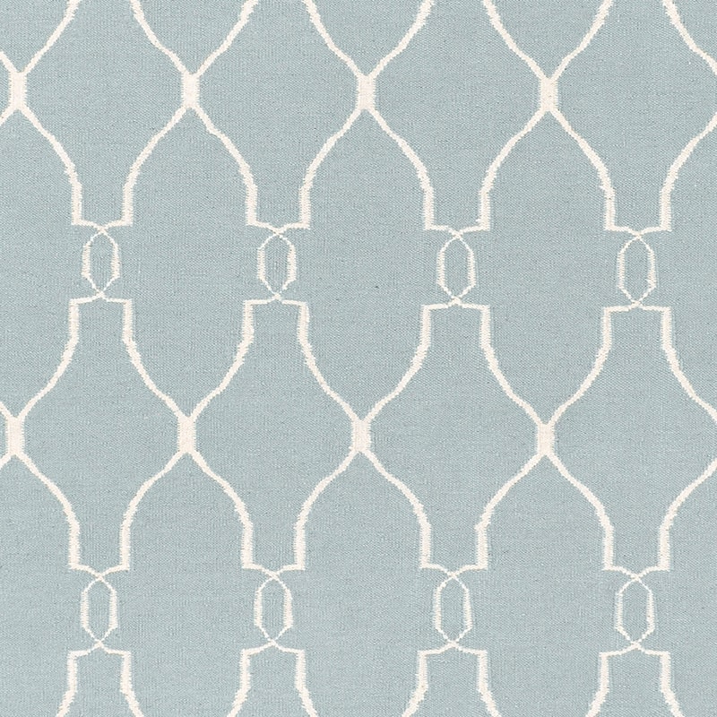 Hand-woven Blue Masoleum Wool Area Rug - 2'6" x 8' Runner - 2' 6" x 8'