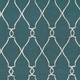 preview thumbnail 4 of 4, Hand-woven Blue Halicarn Wool Area Rug - 8' x 11' - 8' x 11'