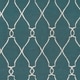 preview thumbnail 5 of 4, Hand-woven Blue Halicarn Wool Area Rug - 8' x 11' - 8' x 11'