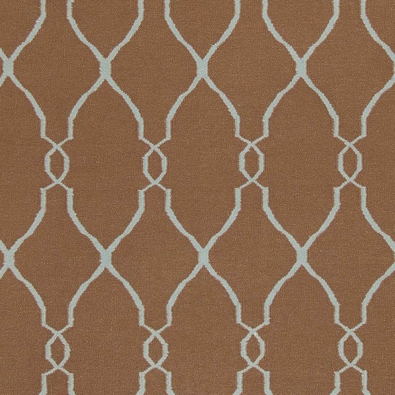 Hand-woven Brown Rhodes Wool Area Rug - 9' x 13' - 9' x 13'