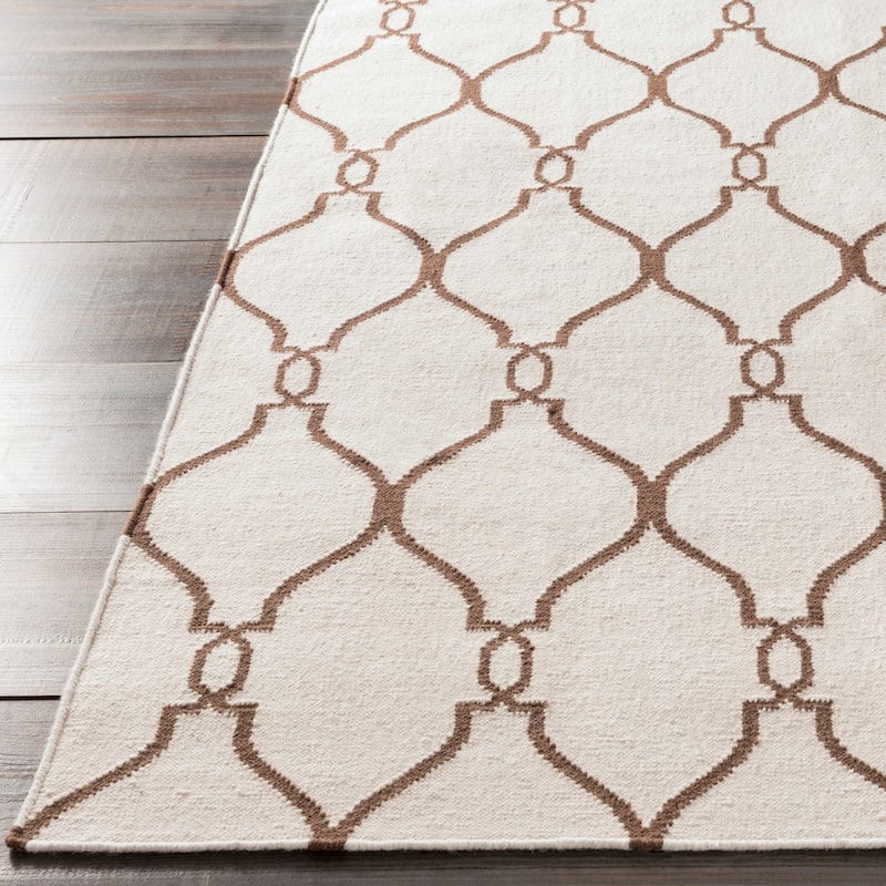 Hand-woven White Colossus Wool Area Rug - 2'6" x 8' Runner - 2'6" x 8' Runner - 2'6" x 8' Runner - Ivory