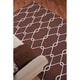 preview thumbnail 2 of 5, Hand-woven Brown Pisa Wool Area Rug - 3'6" x 5'6" - 3' 6" x 5' 6"