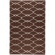 preview thumbnail 5 of 5, Hand-woven Brown Pisa Wool Area Rug - 3'6" x 5'6" - 3' 6" x 5' 6"