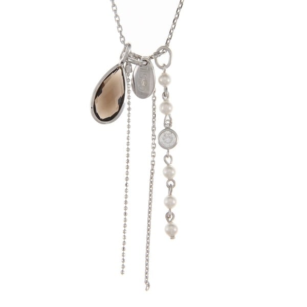 Fossil Jewelry Women's Sterling Silver Necklace Fossil Fashion Necklaces