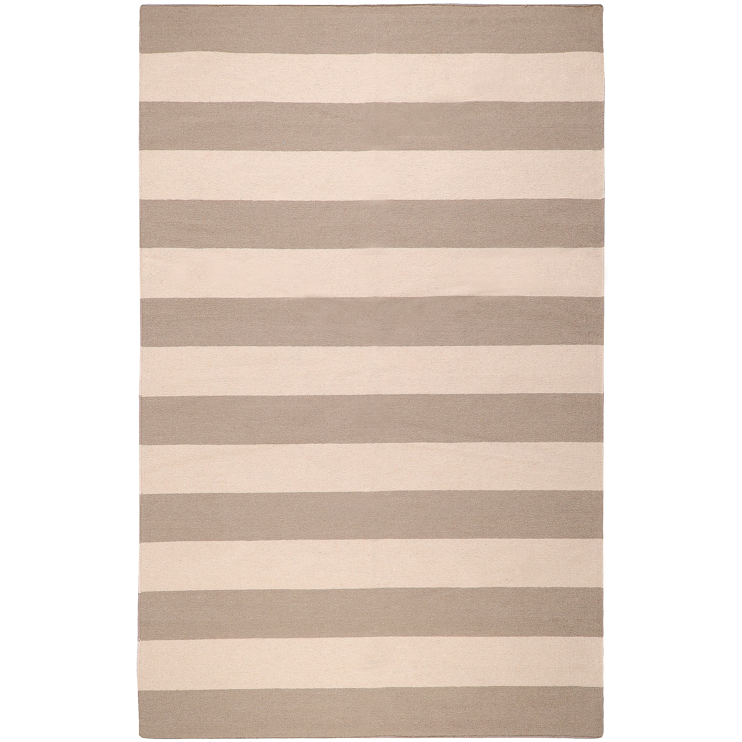 Hand woven Beige Wool Nikolay Rug (36 X 56)