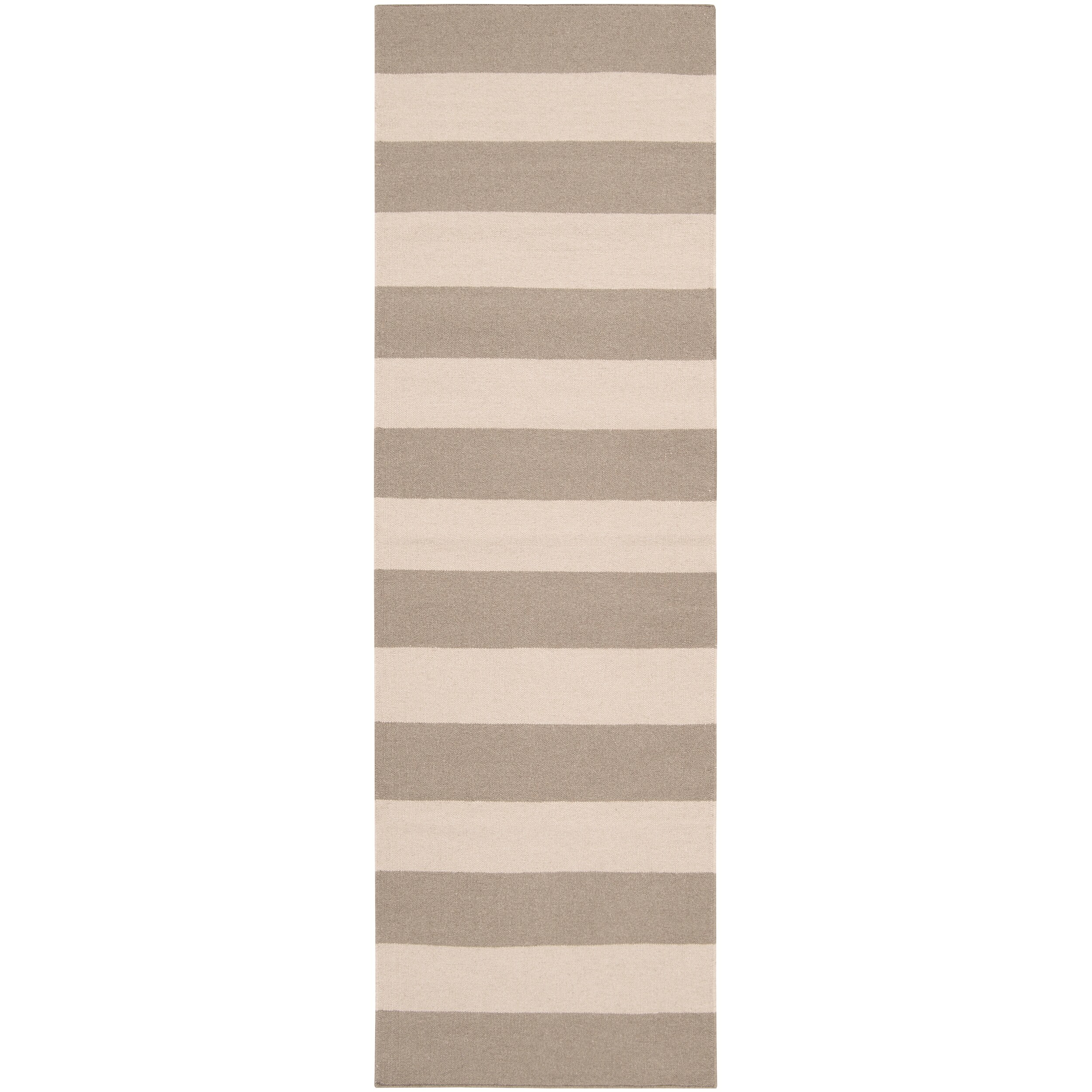 Hand-woven Brindle Wool Nikolay Rug (2'6 x 8')
