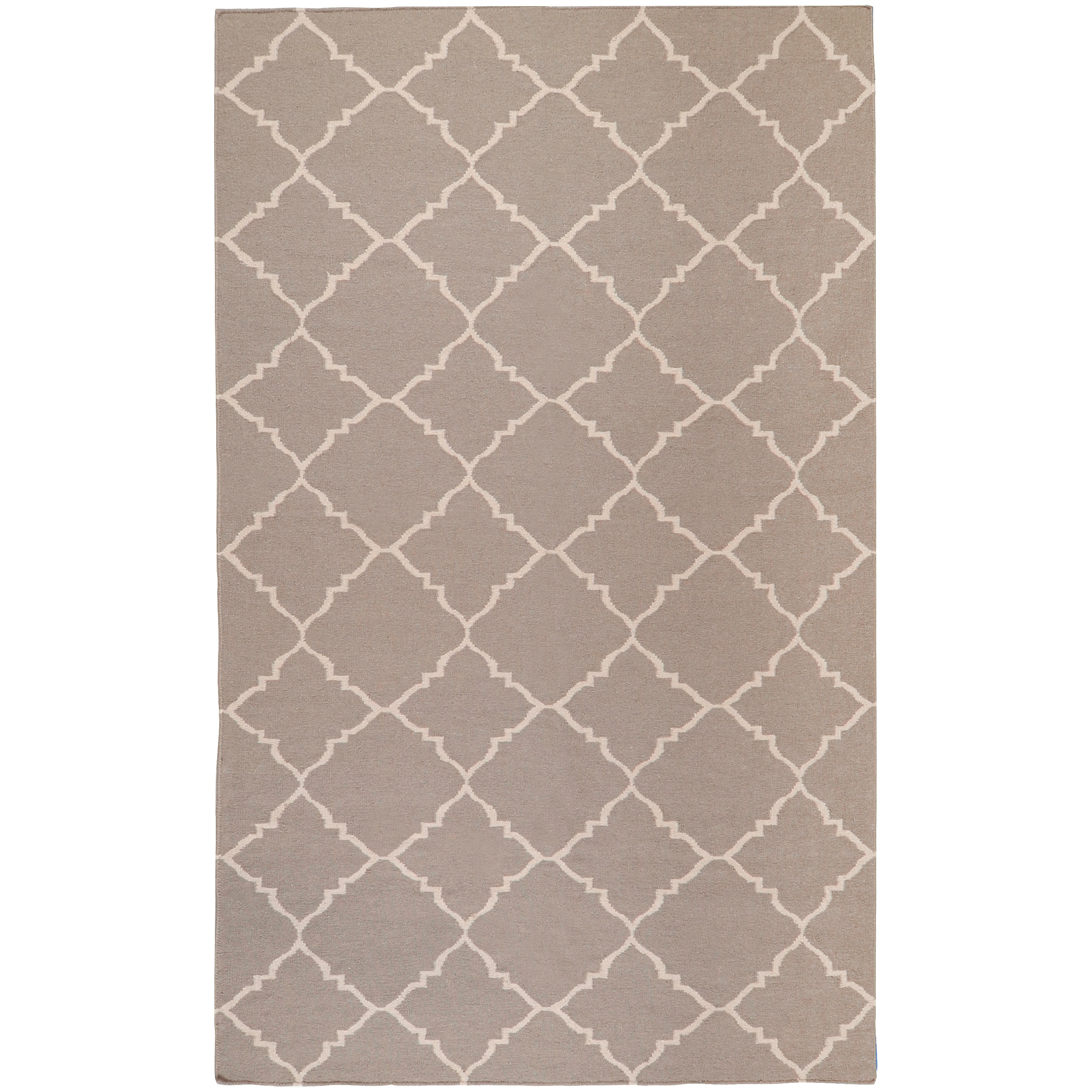 Hand woven Gray Wool Bascom Rug (8 X 11)