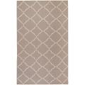 Hand-woven Gray Wool Bascom Area Rug (5' x 8')