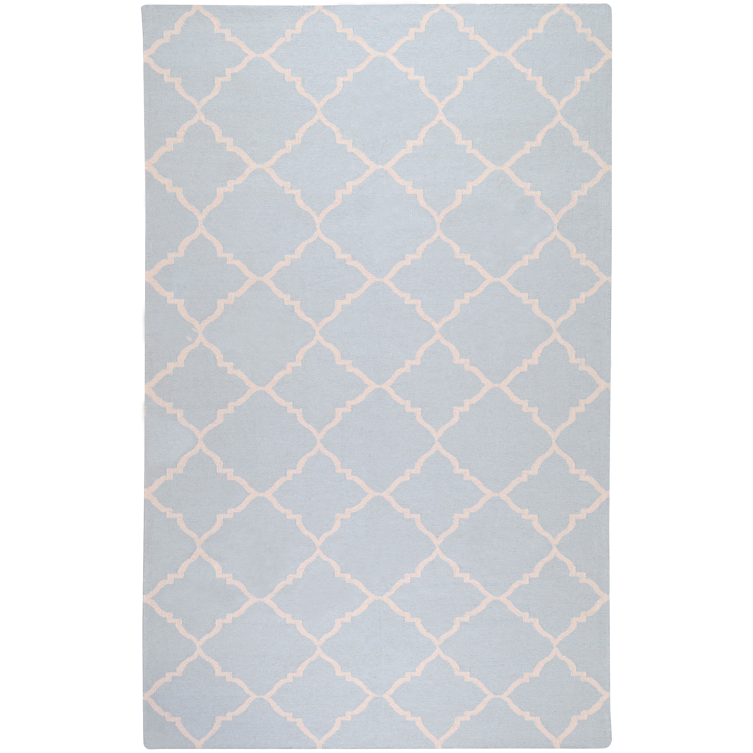 Hand woven Blue Wool Baylis Rug (8 X 11)