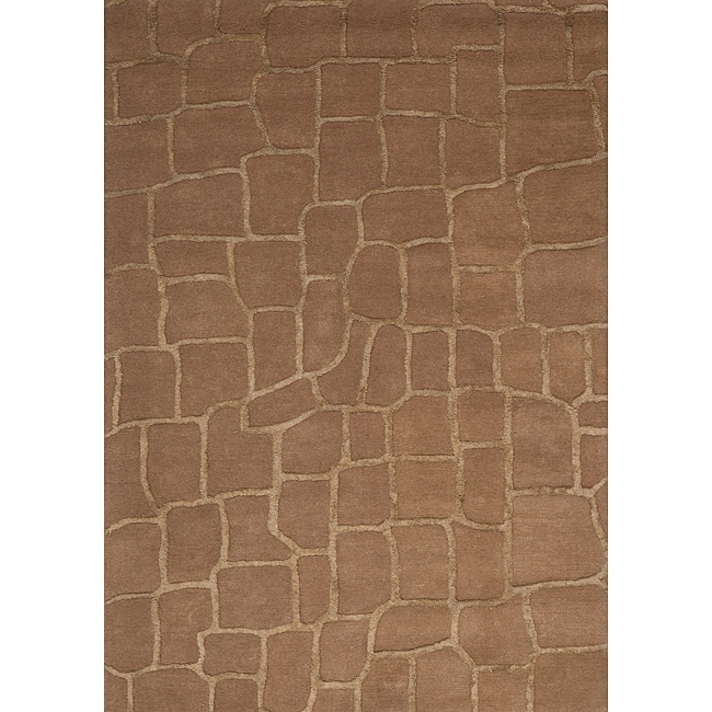 Hand tufted Shimmer Gold Rug (36 X 56)