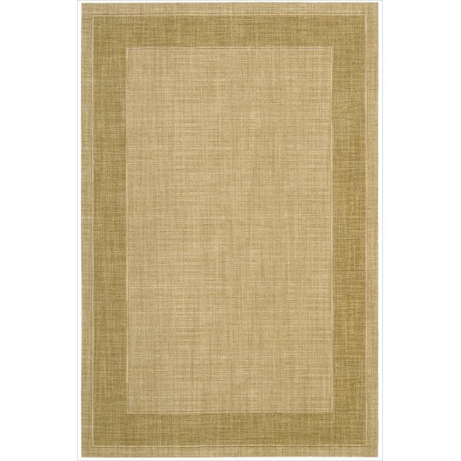 Nourison Grand Textures Beige Wool Rug (56 X 75)