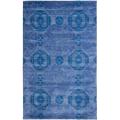 Safavieh Handmade Chatham Treasures Blue New Zealand Wool Rug (4' x 6') - 4' x 6'