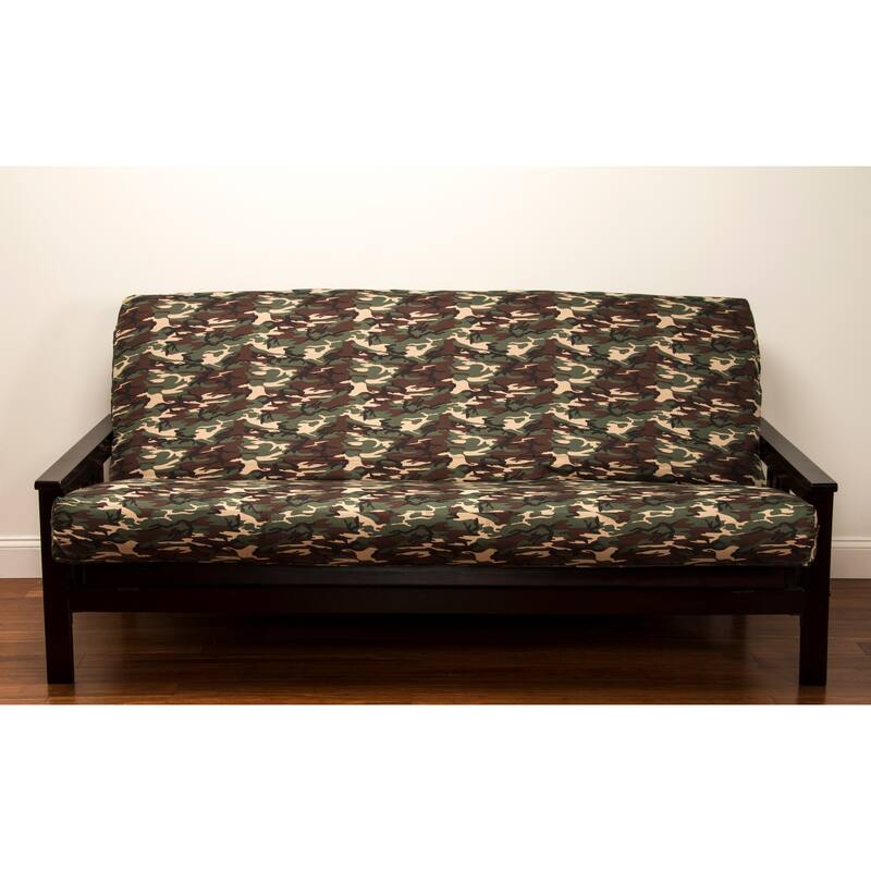 Siscovers Microfiber Camouflage Futon Cover